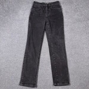 Madewell The Perfect Vintage Jean Women's Size 23P Black Mid Rise Denim Boho